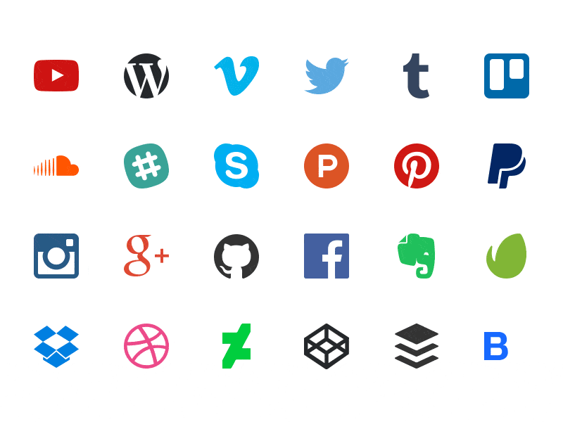 minimal-bright-flat-social-icons