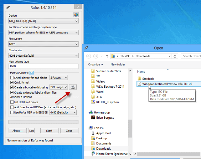 rufus create bootable usb windows 10 uefi