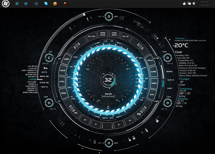 rainmeter ironman jarvis theme free download