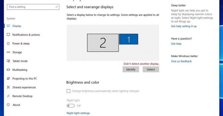 Fix Second Monitor not Detected on Windows 10 - Techolac