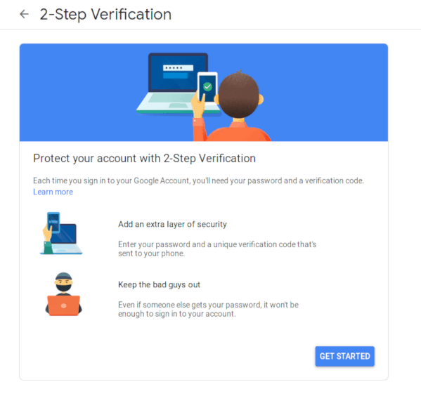 Gmail 2-Step Verification