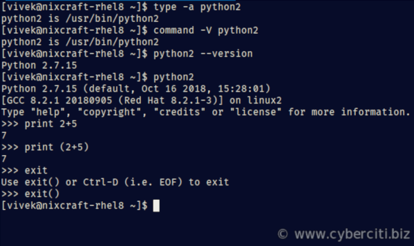 rhel-8-install-python-3-or-python-2-using-yum-techolac