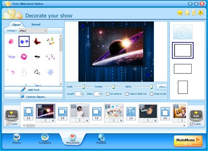 slideshow video editor free download