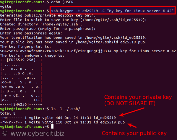 ubuntu 4096 generate ssh key Public  Authentication Ubuntu SSH  Setup Techolac 18.04 Key