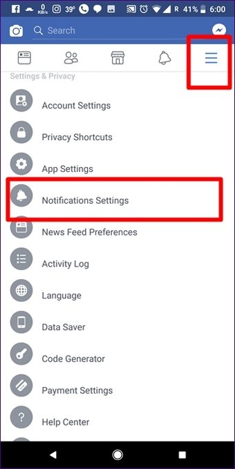 Facebook Notifications Not Working Android 6