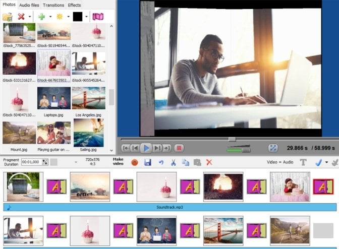 free slideshow maker software for windows 7 to play on dvd