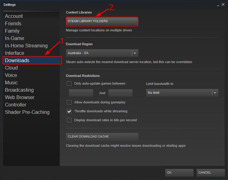 steam download corrupt fix