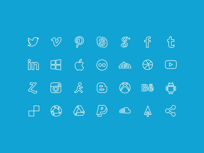 minima-flat-social-icons