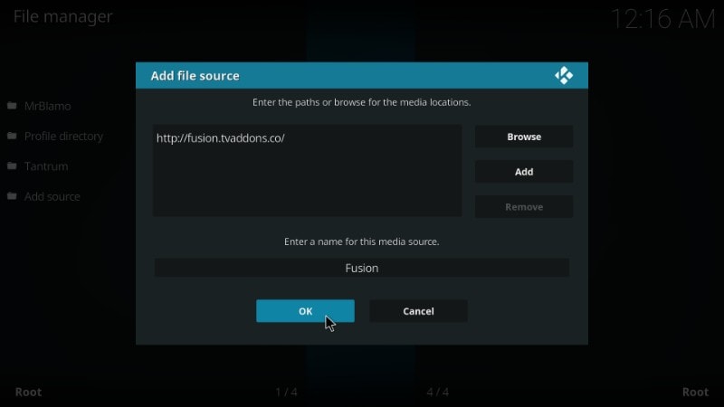 how to install fusion on kodi