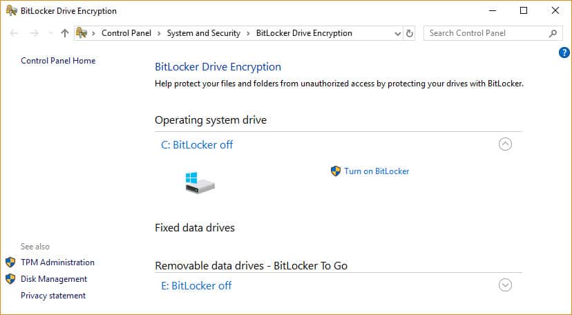 encrypt files and folders in WIndows