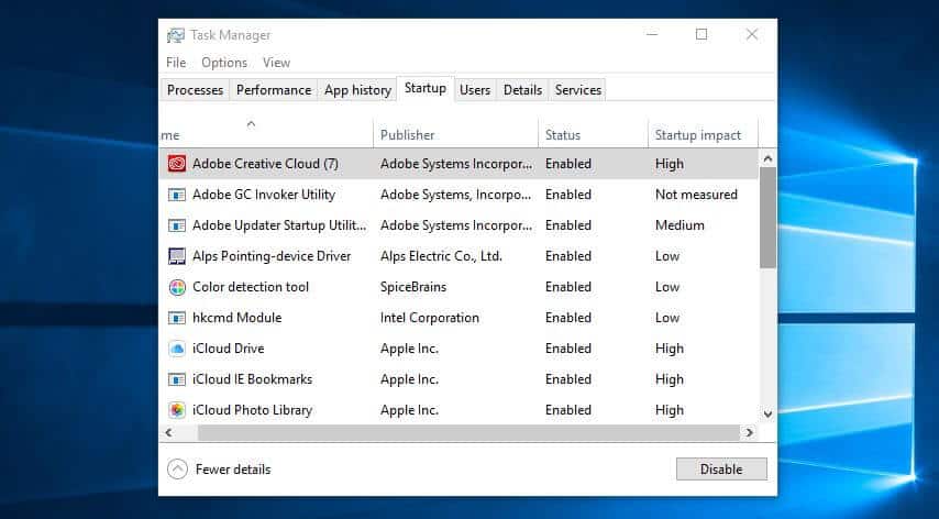 unwanted programs running on startup windows