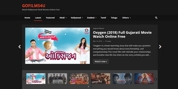 GoFilms4u is one of the top best Alternative Websites to TamilGun in 2019.