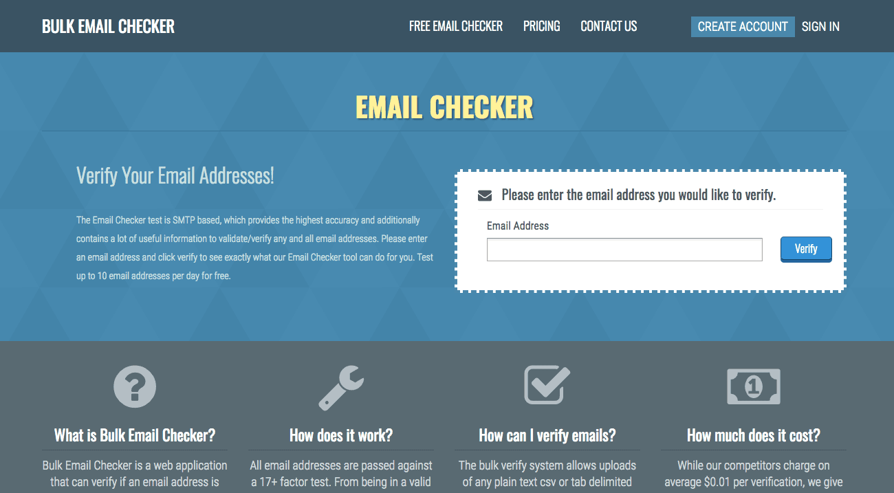 free email verifier tool