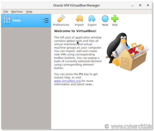 How to start VirtualBox on Fedora Linux