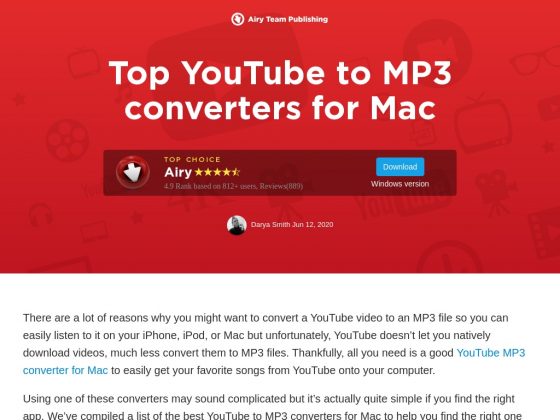 youtube to m4a converter for mac