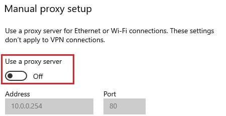 3 Ways to Disable Proxy Settings in Windows 10 - Techolac