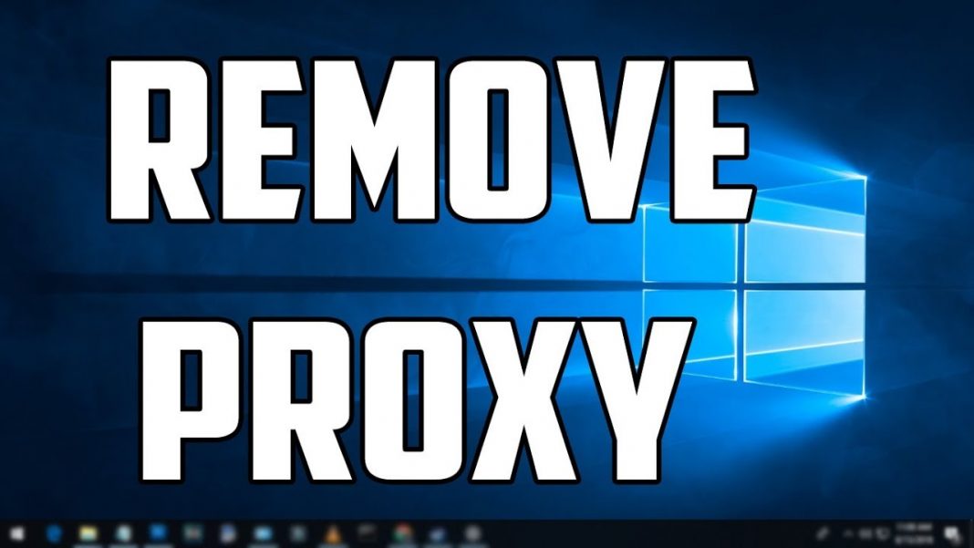 how to disable a proxy server on windows 10