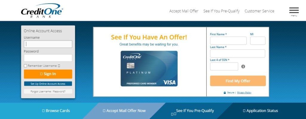 capital one credit card login site login